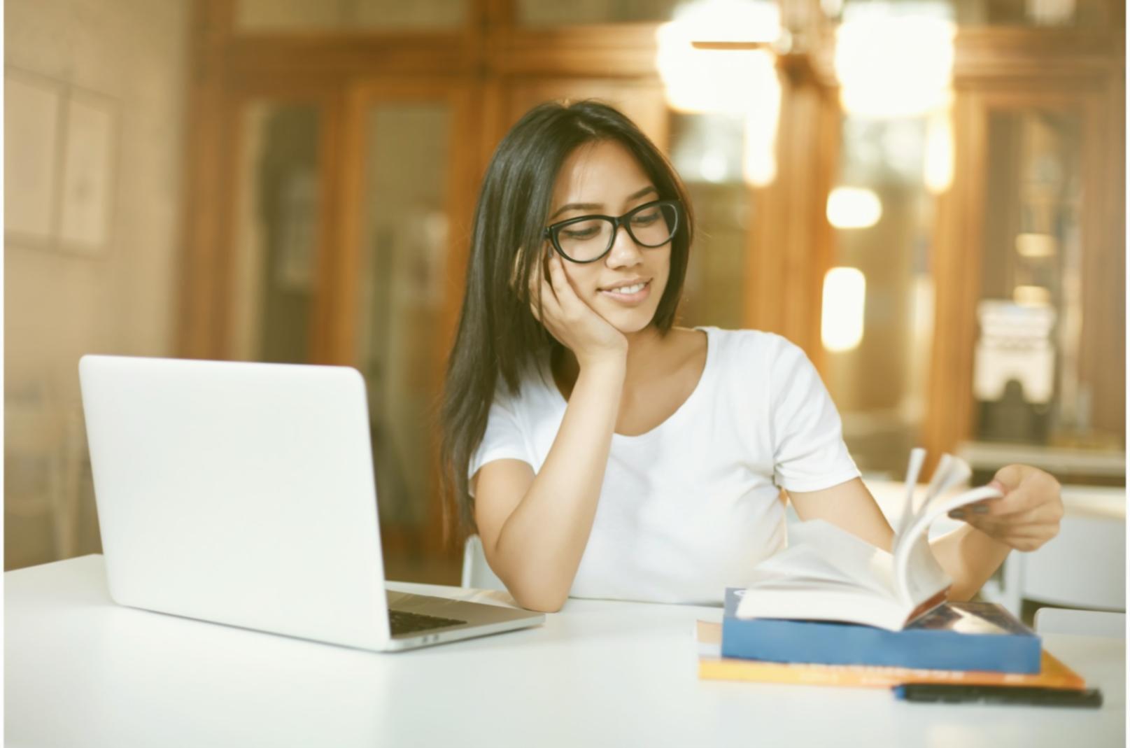 Financial trend analysis workspace showing budget patterns and data visualization